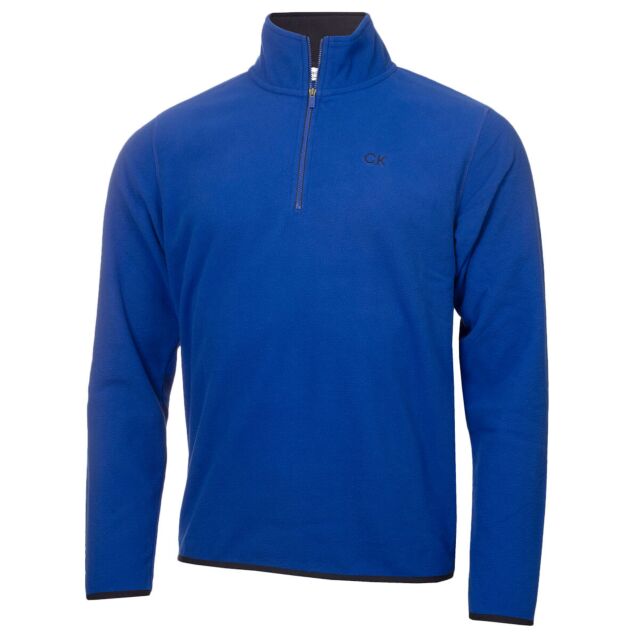 Calvin Klein Mens Canyon Wicking 1/2 Zip Soft Fleece Sweater