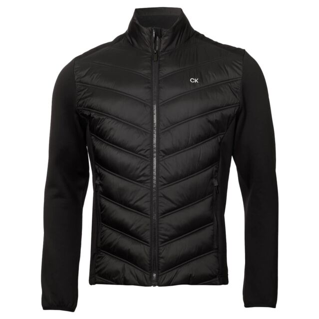 Calvin Klein Mens Frontera Insulated Breathable Hybrid Golf Jacket