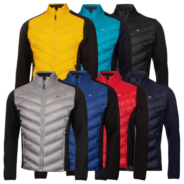 Calvin Klein Mens 2025 Frontera Insulated Breathable Hybrid Golf Jacket