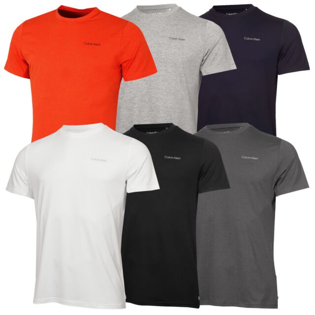 Calvin Klein Mens 2024 Newport Moisture Wicking Breathable Lightweight T-Shirt