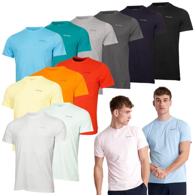 Calvin Klein Mens 2025 Newport Moisture Wicking Breathable Lightweight T-Shirt