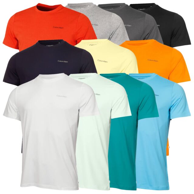 Calvin Klein Mens 2025 Newport Moisture Wicking Breathable Lightweight T-Shirt