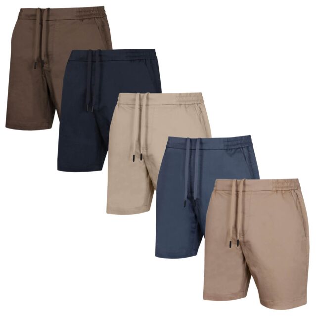 Calvin Klein Mens 2025 CK Comfy Hybrid Stretch Cotton Golf Shorts