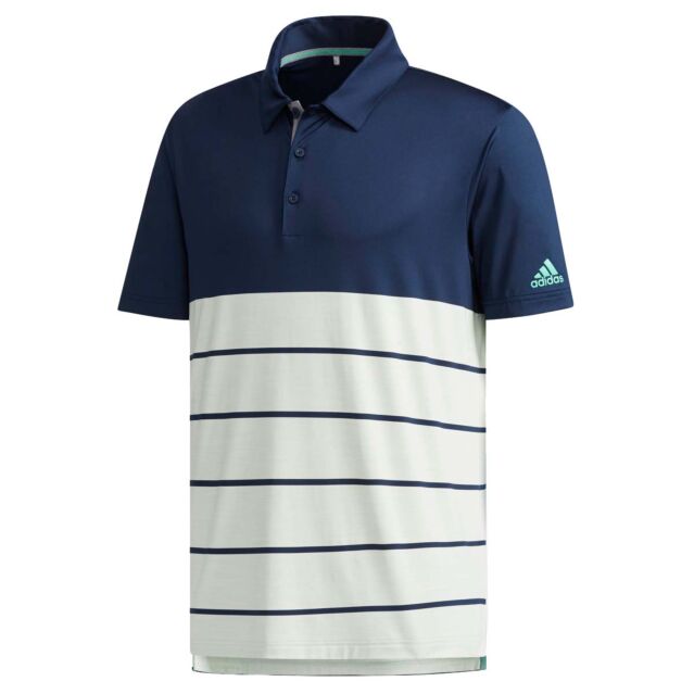 adidas Golf Mens Ultimate365 Heather Stretch Short Sleeve Polo Shirt Top