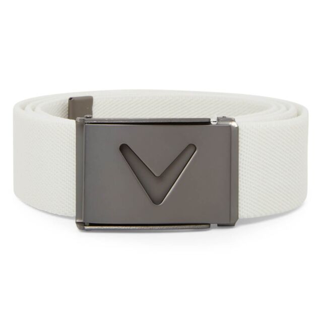 Callaway Golf Mens V Logo Web Cut To Fit One Size Belt