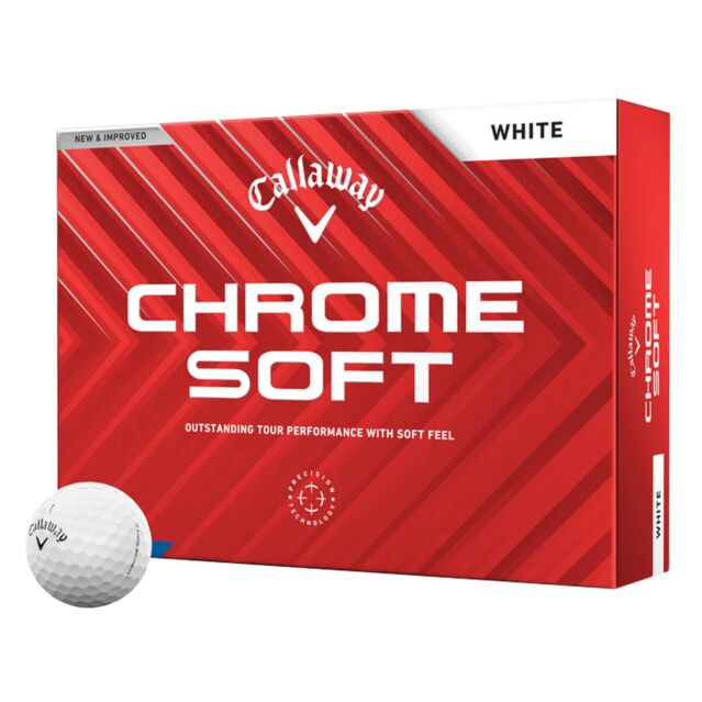 Callaway Golf Unisex 2024 Chrome Soft 24 12 Pack Performance Golf Balls
