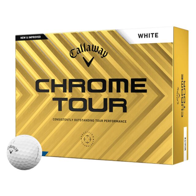 Callaway Golf Unisex 2024 Chrome Tour 24 12 Pack Performance Golf Balls