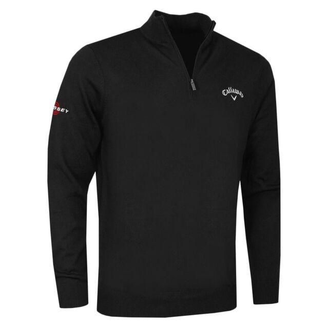 Callaway Golf Mens 1 4 Zip Blended Merino Mix Odyssey Thermal Sweater