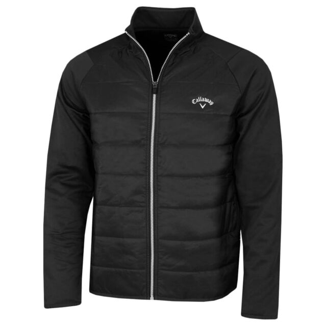 Callaway Golf Mens Wind Resistant Puffer Full Zip Padded Jacket