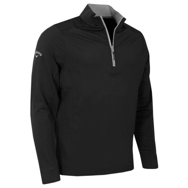 Callaway Golf Mens 1 4 Zip Mixed Media Stretch SwingTech Golf Sweater