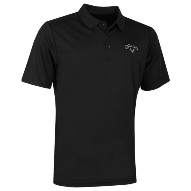 Callaway Golf Mens Tournament Opti Dri Left Chest Logo Polo Shirt