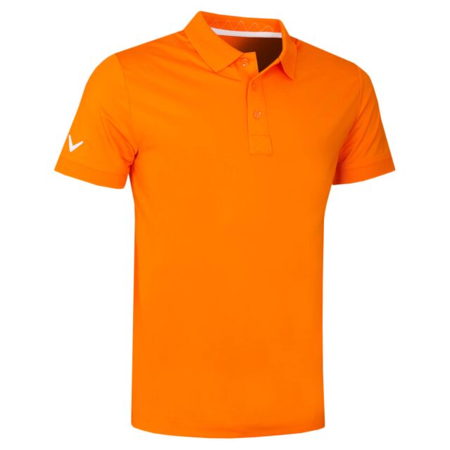 Orange dri fit polo shirt best sale