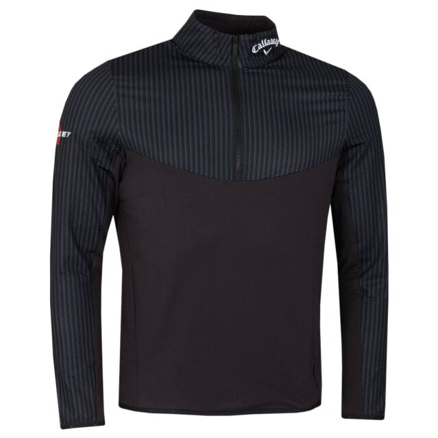 Callaway Golf Mens Odyssey Chillout 1/4 Zip Lightweight Thermal Sweater