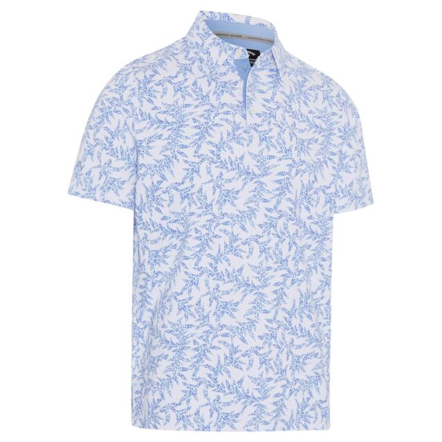 Callaway Mens Chev Botanical Opti-Dri Easy Care Stretch Golf Polo Shirt