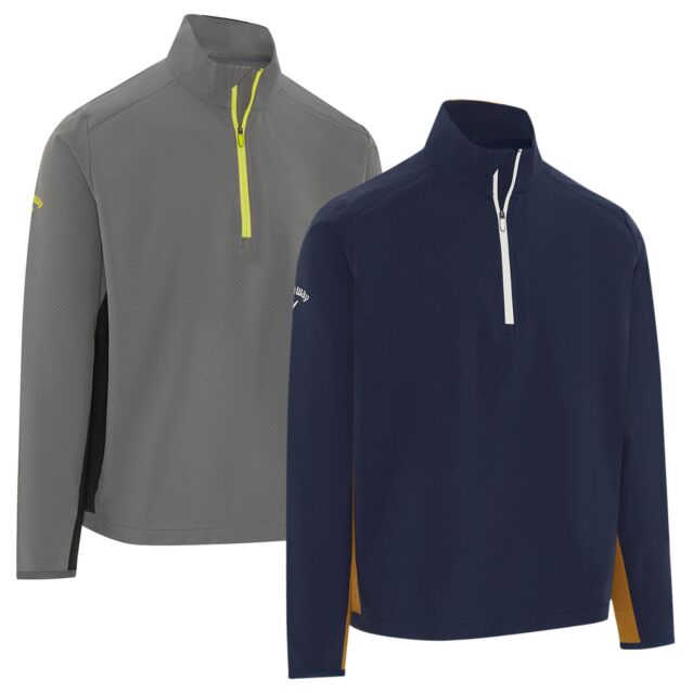 Callaway Golf Mens Stormfleece Lite II 1/4 Zip Pullover Sweater