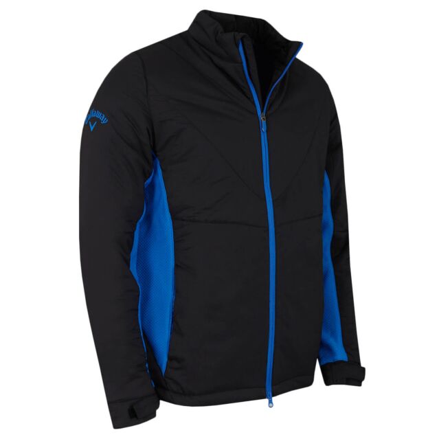 Callaway Golf Mens Mixed Insulated Swing Tech Thermal Jacket