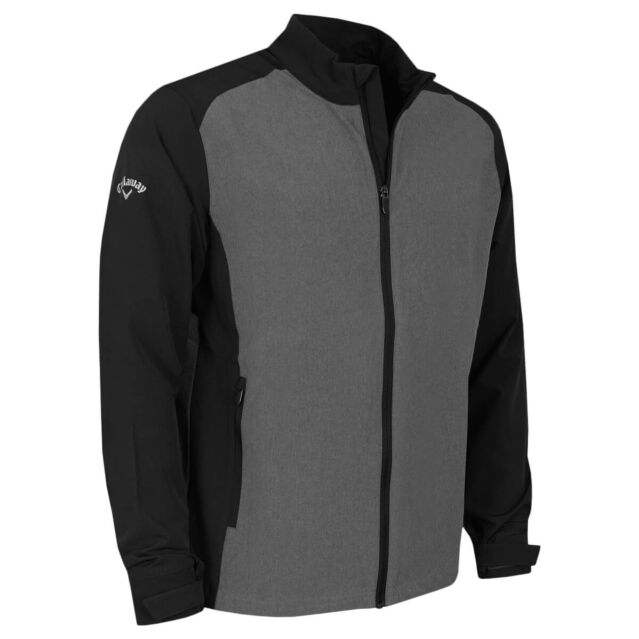 Callaway Golf Mens Windproof Water Resistant Colour Block Jacket