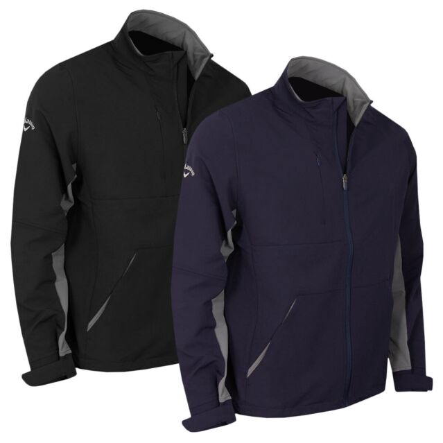 Callaway Golf Mens 2025 Premium SwingTech Water Resistant Golf Wind Jacket