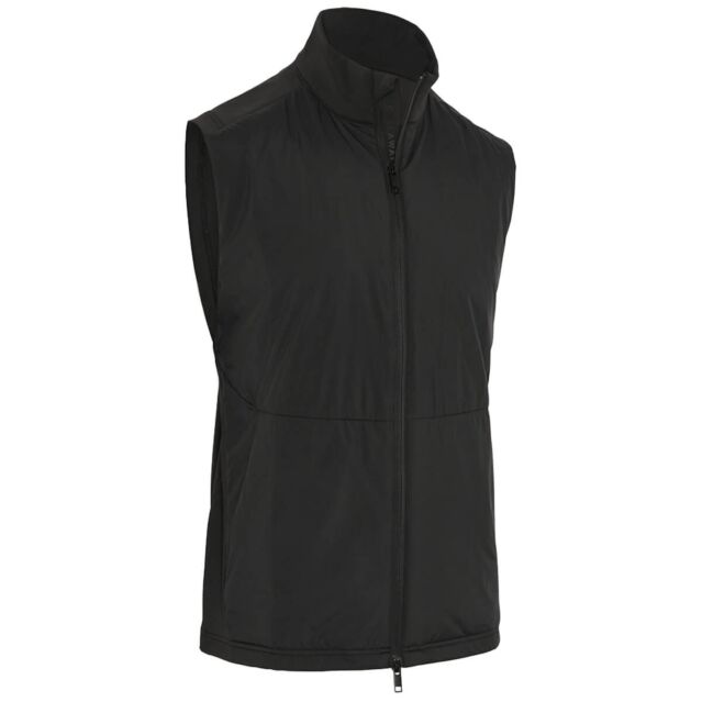 Callaway Golf Mens Mixed Media Water Resistant SwingTech Vest Gilet