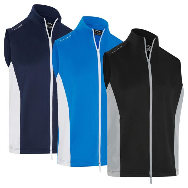 Callaway Mens High Gauge Lightweight Thermal Stretch Easy Care Golf Vest