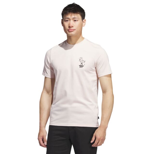 adidas Golf Character Better Cotton Printed Graphic Ribbed T-Shirt