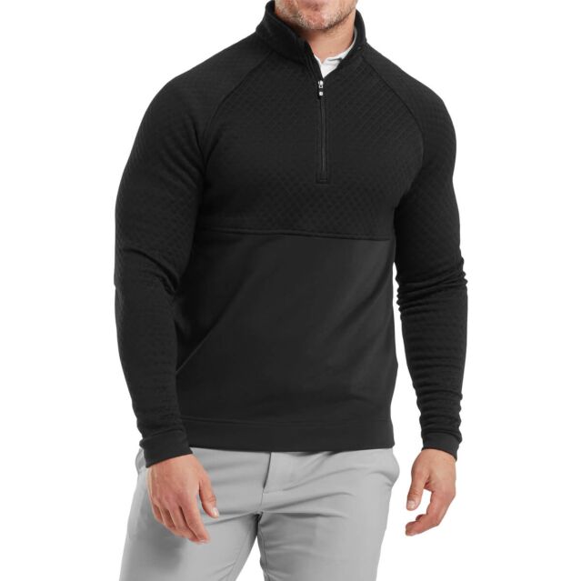 Pull-over FootJoy 1/4 Zip Homme XXL - Bleu - Coatesville Country Club