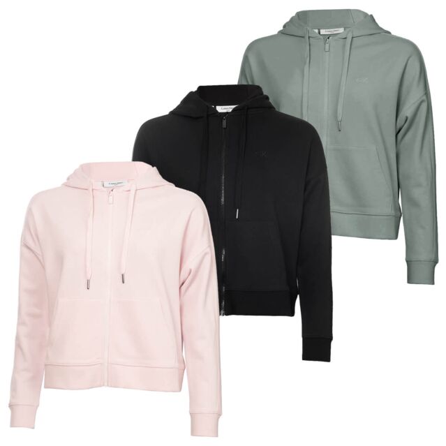 Calvin Klein Capa Full Zip Lightweight Breathable Oversize Hoody
