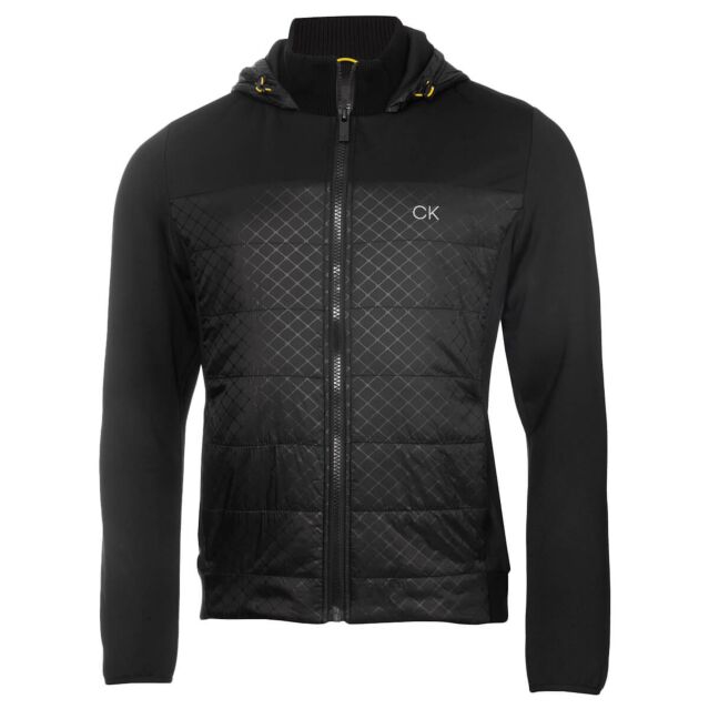 Calvin Klein Mens Ramond Hybrid Moisture Wicking Breathable Golf Jacket