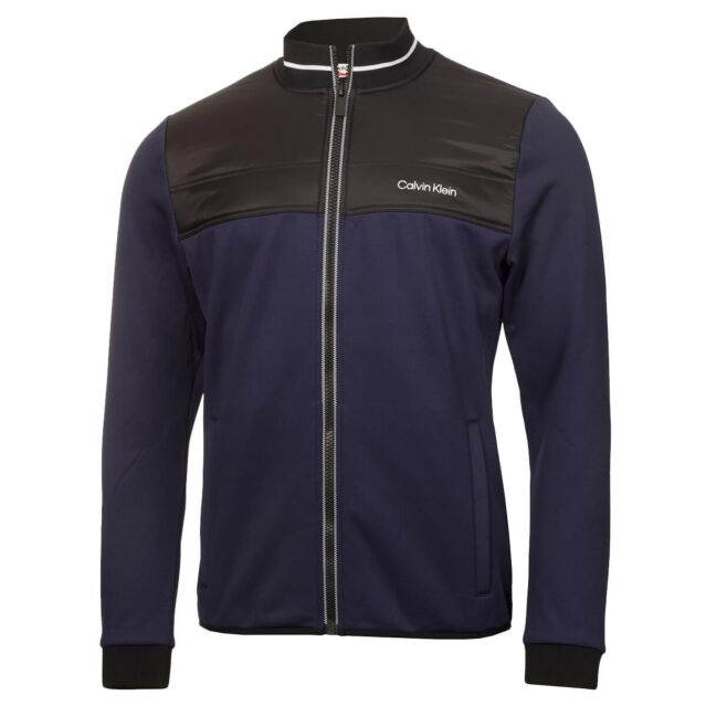 Calvin Klein Mens Nash Mills Hybrid Insulated Golf Jacket