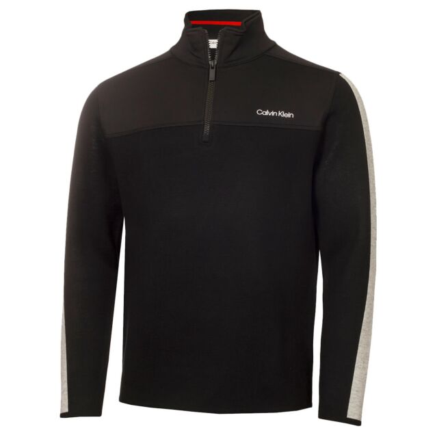 Calvin klein mens zipper sweater top