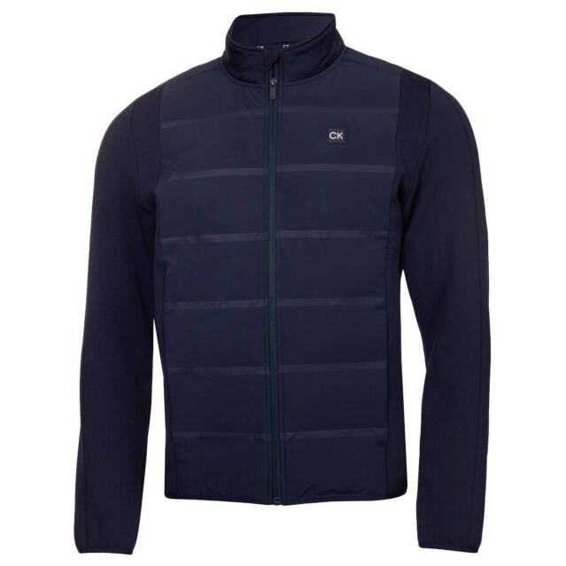 Calvin Klein Mens Navarro Breathable Moisture Wicking  Hybrid Jacket