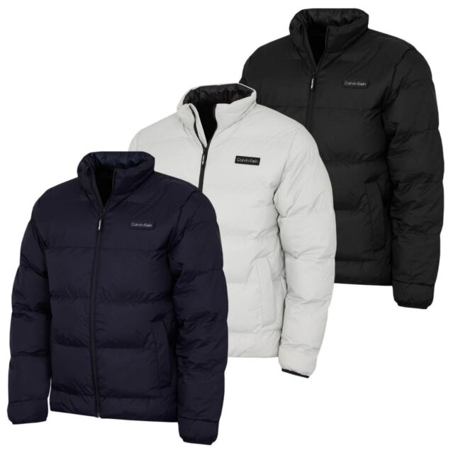 Calvin Klein Mens Rivington Padded Wind Proof Water Resistant Golf Jacket