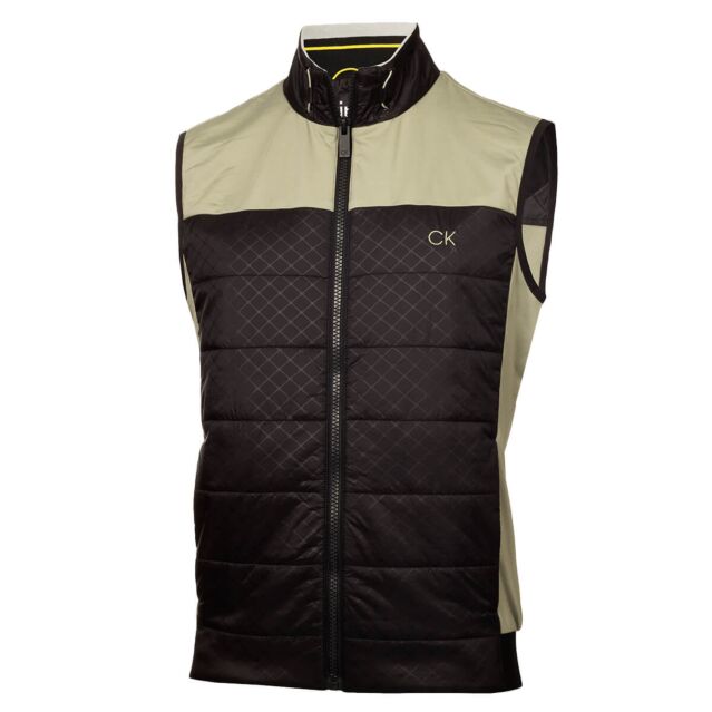 Calvin Klein Mens Malden Hybrid Sleeveless Lightweight Golf Gilet