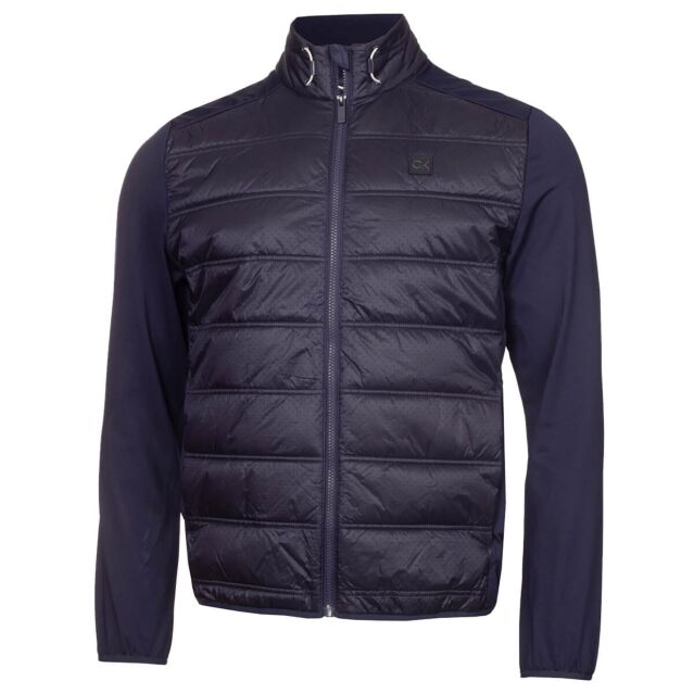Calvin klein mens waterproof stretch funnel neck full zip jacket best sale