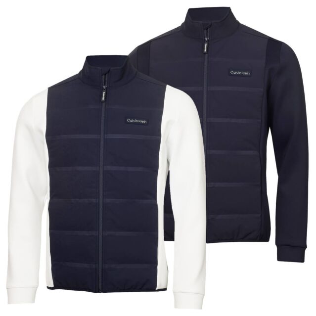 Calvin Klein Mens Manning Performance Insulated Full Zip Golf Jacket
