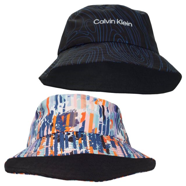 Calvin Klein Mens Deanrock Moisture Wicking Quick Drying Golf Bucket Hat
