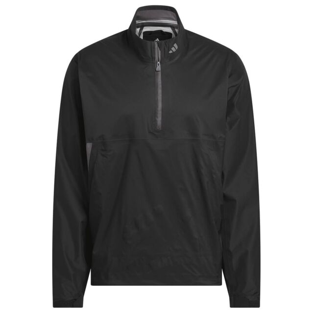 adidas Golf Mens 2025 Ultimate365 Tour CLIMAPROOF+ Half Zip Waterproof Jacket