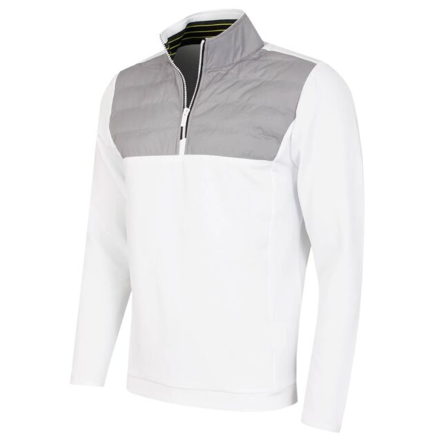 Calvin Klein Mens Shalex Half Zip Insulated Pullover Sweater
