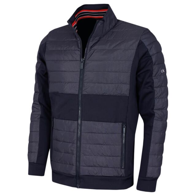 Calvin Klein Mens Talus Hybrid Insulated Lightweight Golf Jacket