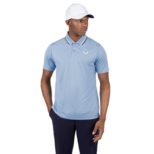 Castore Mens Golf Performance Tipped Polo Shirt