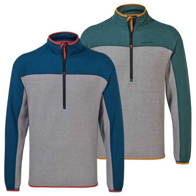 Craghoppers mens half zip fleece best sale