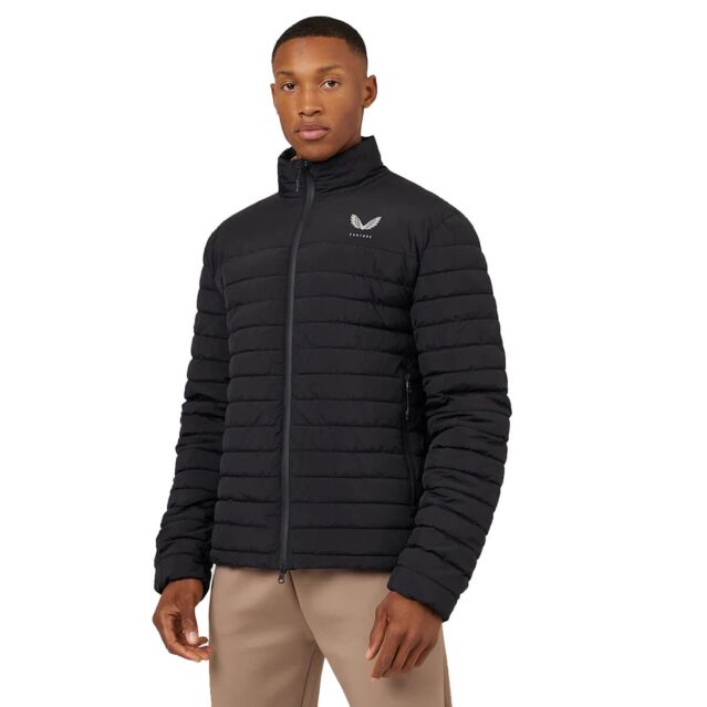 Mens lightweight puffer jacket with hood online