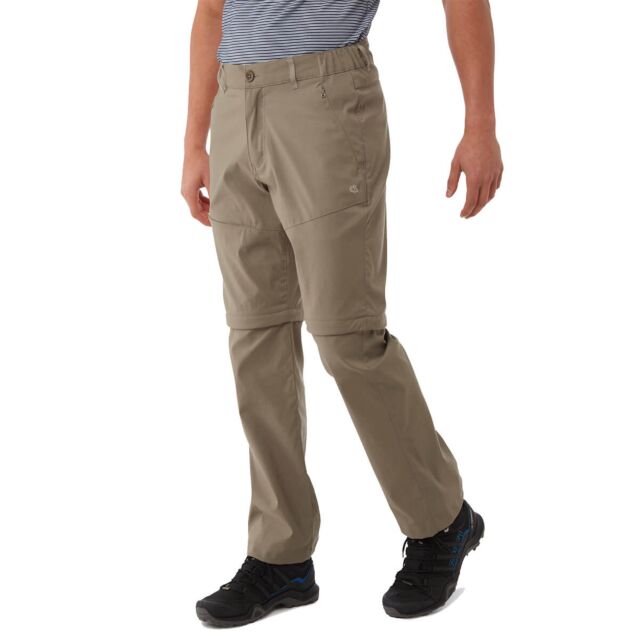 Craghoppers Mens Kiwi Pro Trousers - Pebble - 42R