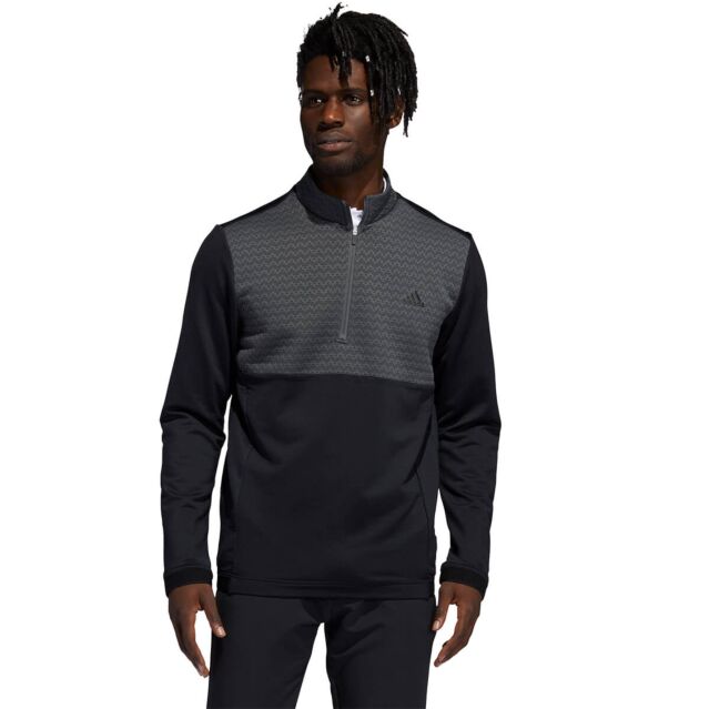 adidas Golf Mens COLD.RDY 1/4 Zip Lightweight Insulating Sweater