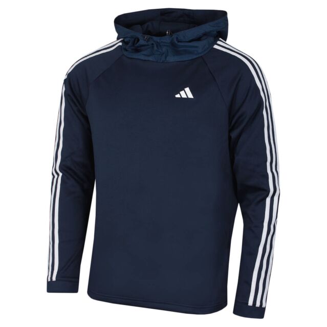 adidas Golf Mens Three Stripes COLD.RDY Recycled Insulated Pullover Hoody