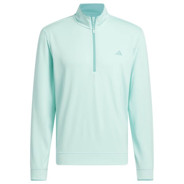 adidas Golf Mens 2025 Core Lightweight Half-Zip Sustainable Top Sweater