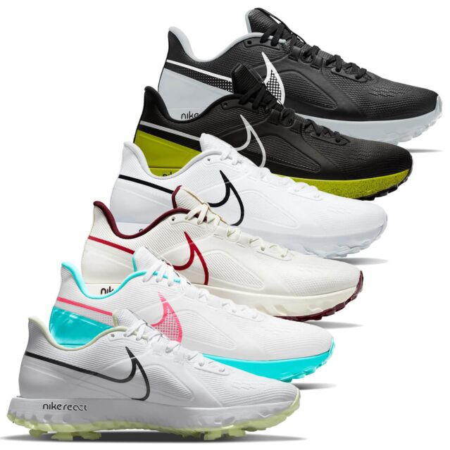 Nike Mens React Infinity Pro Waterproof Nikeskin Spiked Golf Shoes