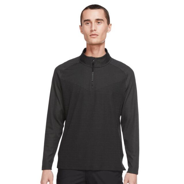 Nike Mens Dri FIT ADV Vapor Half Zip Wicking Golf Sweater