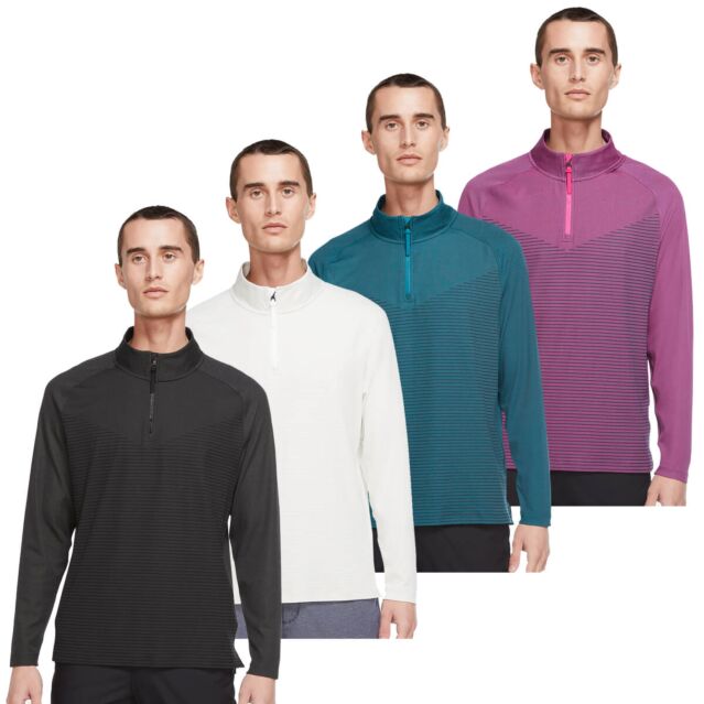 Nike Mens Dri-FIT ADV Vapor Half Zip Moisture Wicking Golf Sweater