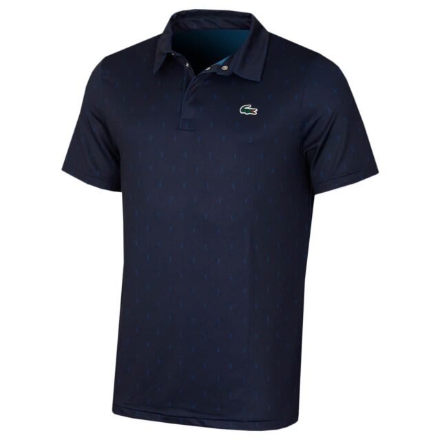 Lacoste Mens 2024 DH5175 Ulta Dry Stretch UV Protection Golf Polo Shirt